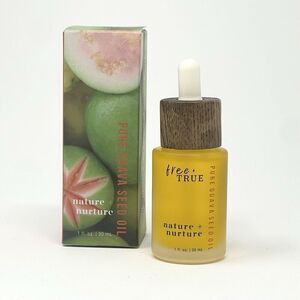 NEW Free + True Nature + Nurture Pure Guava Seed Oil 1oz/30ml New In Box